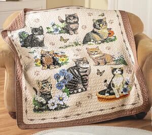 Kitty Cat Quilt 50x60